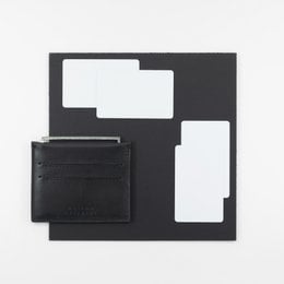 FRAME kortholder - sort rhodium