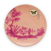 Plate Heritage Painted Pink 18cm