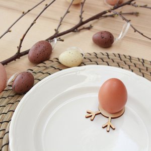 Eierhouder kuiken (Set van 4)