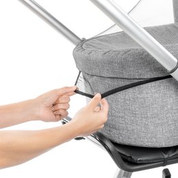 Moustiquaire BiteSafe pour poussette, noir