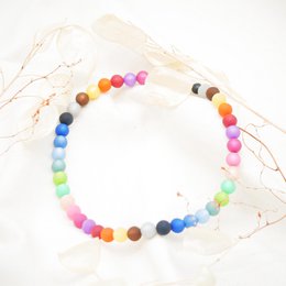 Stephisimo "Bunte Classics" halskæde, Rainbow small