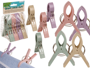 Grote strandlakenclips, pastel,