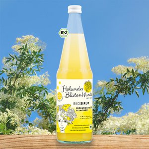 Organic ginger elderflower elderflower miracle syrup