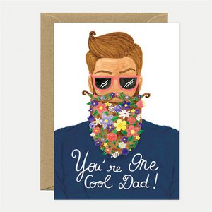 Eén coole vader - Vaderdag wenskaart