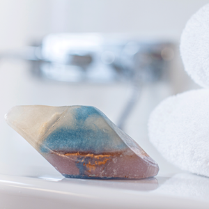 Opal crystal soap