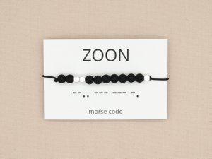 morse code armband zoon