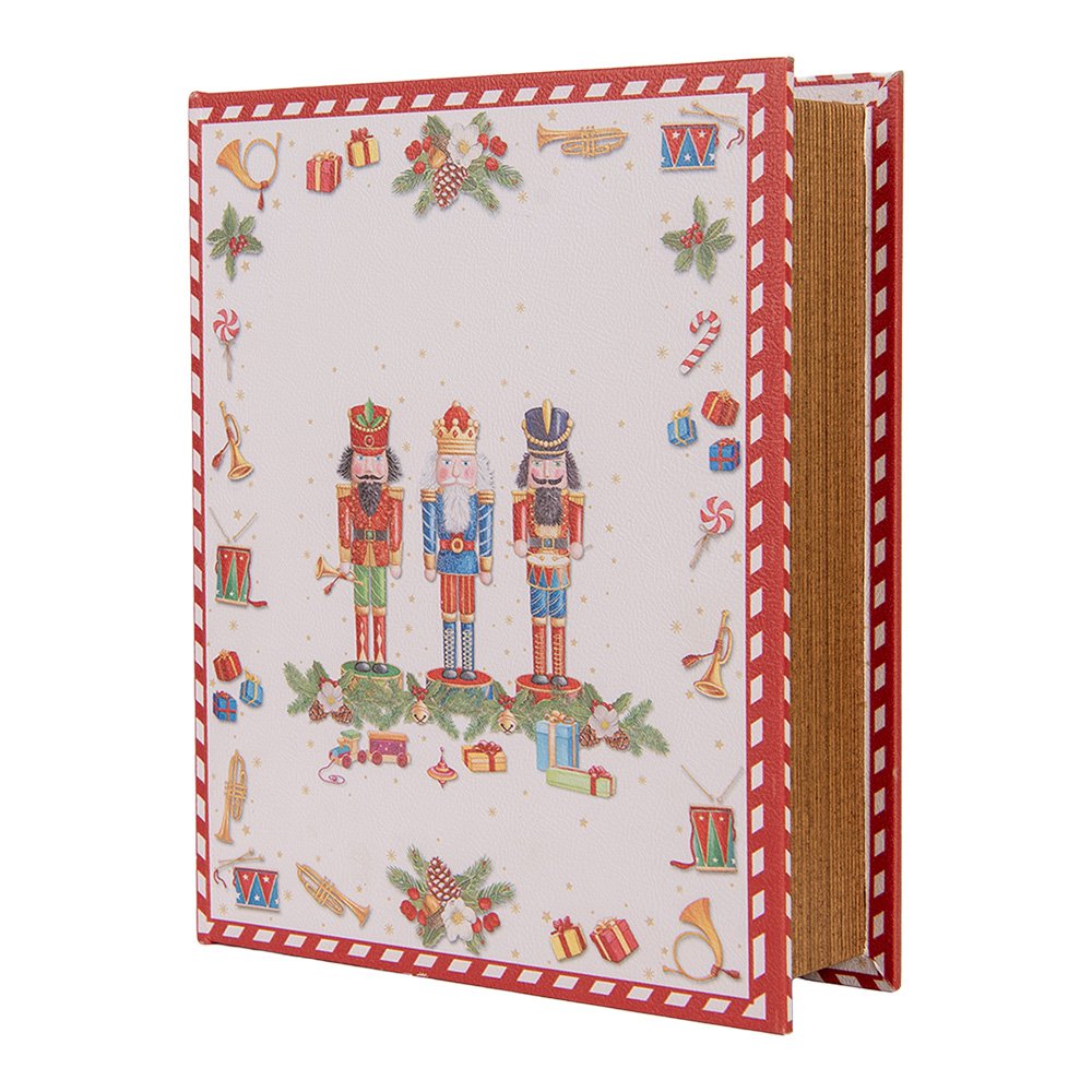 Opbergdoos Set van 3 Boeken 27x22x7 / 22x17x6 / 17x12x4 cm Wit Kunststof