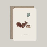 Kaart met envelop | happy birthday