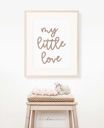 Mi pequeño cartel de amor, cartel de la habitación de los niños boho, impresión de la guardería boho, cartel de la guardería, cartel de la habitación de las niñas, impresión de la guardería de las niñas, cartel de los niños boho, guardería boho