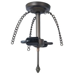 Pendant lighting fixture with a Tiffany Brown finish, measuring 15x15x33 cm and supporting up to 2x60W E27 bulbs.