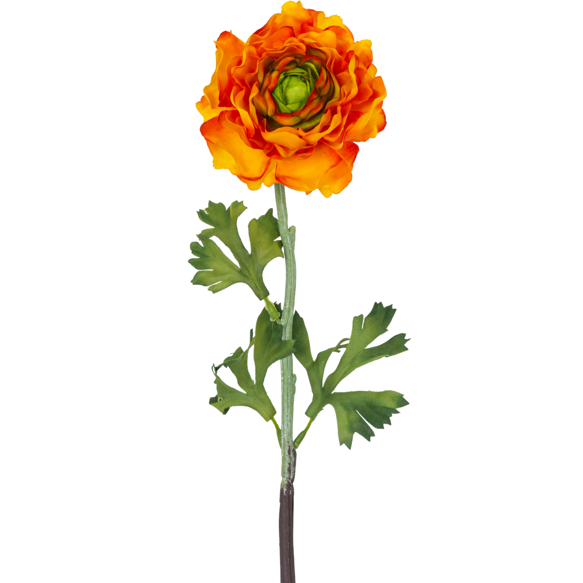 Künstliche Blume Ranunkeln 51 cm orange
