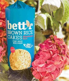 Brown Rice Cakes Himalayan Salt, organic, Bett'r, 120g