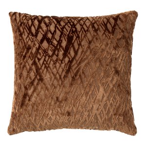 NICOLA | Cushion | 45x45 cm Tobacco Brown | Brown | Hoii | With luxury inner cushion