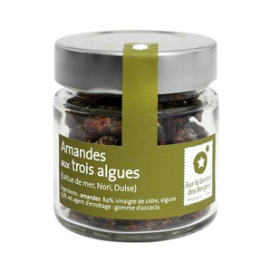 Almonds with 3 seaweeds (Nori, Dulse, Sea Lettuce)