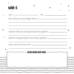 Udfyld bog SilliBeads - Min 9 måneders dagbog - Hardcover Wire-o (SORT/HVID RANGE)