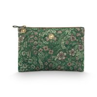 Charly Cosmetic Flat Pouch Medium Quilted Daisy Dreams Green 24x1x15.5cm