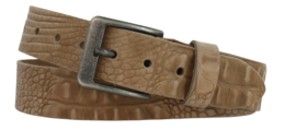 Waist belt 4cm | Grain leather crocodile print