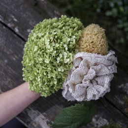 Blumenschwamm aus Sisal