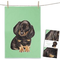 Tea towel Dachshund Puppy