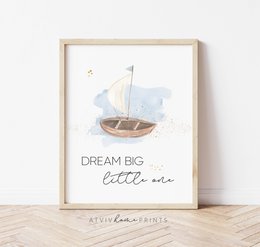 Plakat żaglówka, plakat żeglarski, plakat surfingowy, wystrój surfingowy, plakat surfingowy, plakat oceaniczny, druk przedszkola morskiego, druk surfingowy, druk morski, druk fal, sztuka ścienna przedszkola, druk przedszkola, plakat do pokoju dziewcz