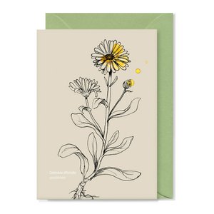 Wenskaart 'Je bent goud waard' met enveloppe