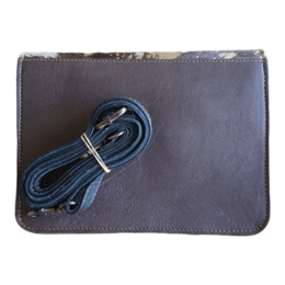 Ledertasche mit Animal-Print Novi