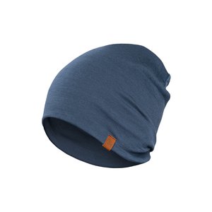 Women's Merino Beanie Hat Denim