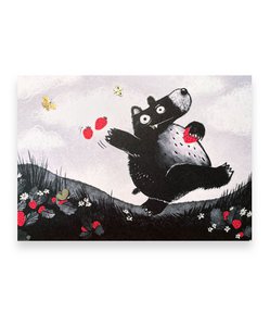 Erdbärfeld – Postkarte