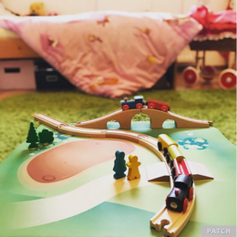 Speelkleed - graslandschap met modder