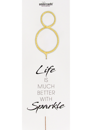 GIANT Sortiment 144 Wondercandle® Giant Life is much better with sparkle 498