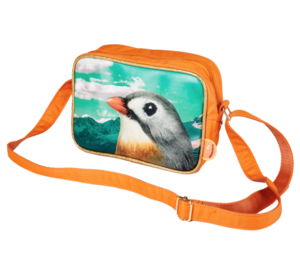 Small shoulder bag Bird orange