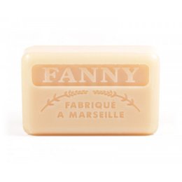 A traditional Marseille-style soap bar with a gentle, moisturizing formula. Made with natural ingredients and featuring the classic "Fanny" branding.