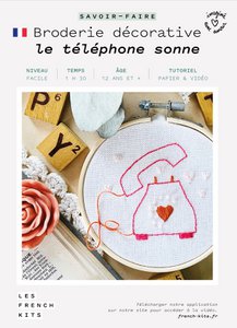 Embroidery Kit - The phone rings