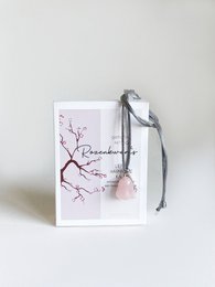 Ædelstenshalskæde – ROSEKVARTS