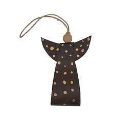 Engle ornament mørk/guld AN pose 900-008