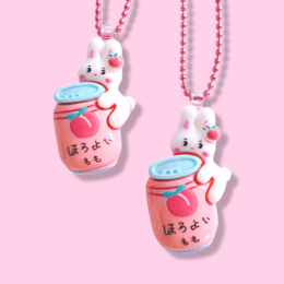 Pop Cutie Peach Juice Bunny kinderketting
