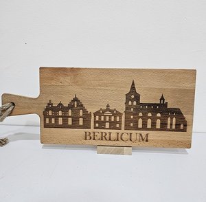 Servierbrett Buchenholz Skyline Berlicum