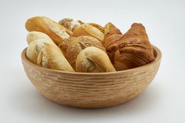 Drewniana miska - miska na owoce - salaterka - model Carved Low - natural - różne rozmiary