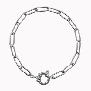 Bracelet Buoy Lock Silver