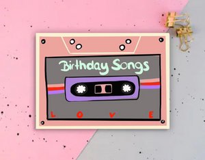 Kassette  Postkarte