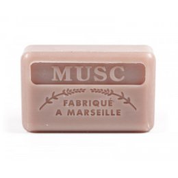 Savon de Marseille cadeauset: Musc, Fleur de coton, chevrefeuille, Pavot, Huile d'argan, Huile d'olive