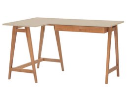 LUKA L-Shaped Desk Left/Right Handed 135x85cm