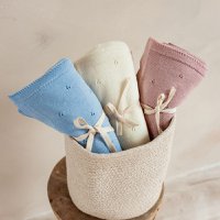 Kocyk dla niemowlaka APOLLO – 100% wełny merino – BLUE