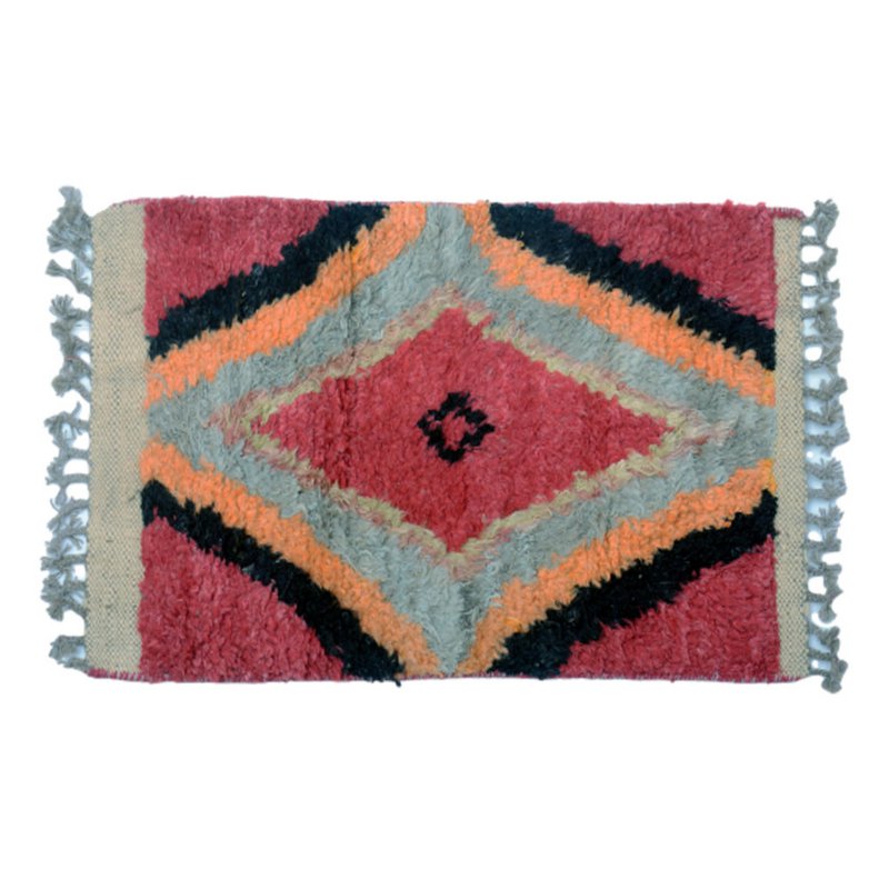Tapis Moelleux Berbère Cornell Rouge