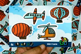 Luftfahrzeuge - Schuhabziehbilder