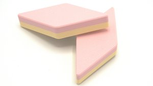 Magnet Checked bacon Pink/yellow