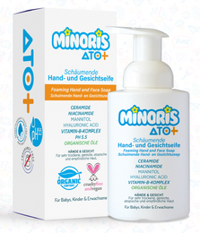  A foaming hand and face soap with a gentle formula that cleanses and moisturizes the skin. Contains natural ingredients and is suitable for sensitive skin.