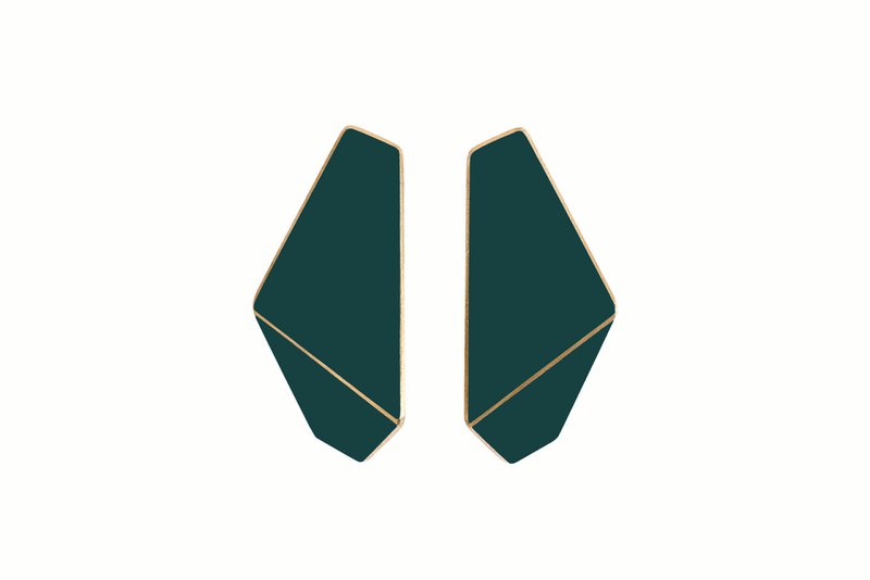 Earrings Folded Slim