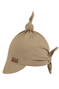 ANNIBALE beach cap - BROWN