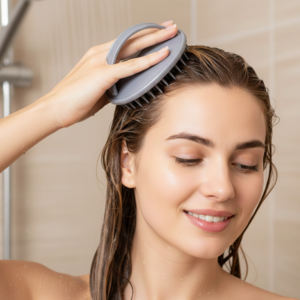 YOSMO Kopfhautmassagebürste – Für Tiefenreinigung, Peeling und Entspannung